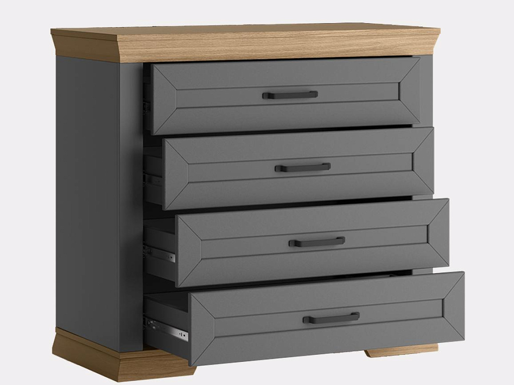 Комод  Marselle Дымчатый алмаз KOM4S