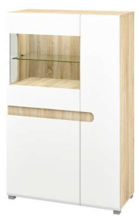 Шкаф с витриной МН-026-03