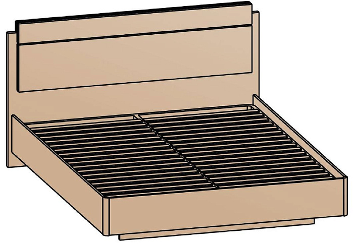 Кровать 180х200   КР-8-16-18