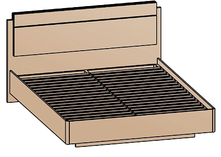 Кровать 140х200 КР-8-16-14