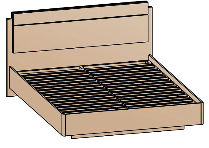 Кровать 140х200   КР-8-16-14