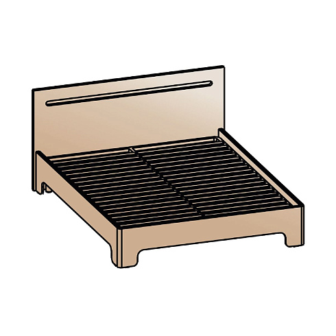 Кровать 180х200   КР-2004