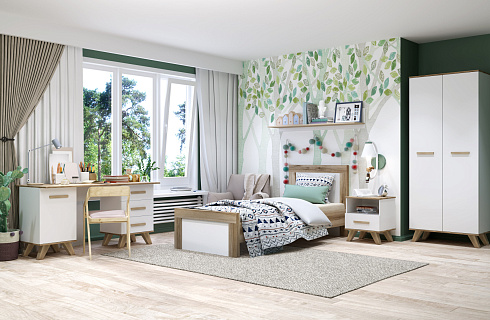 Вега Скандинавия Белый глянец