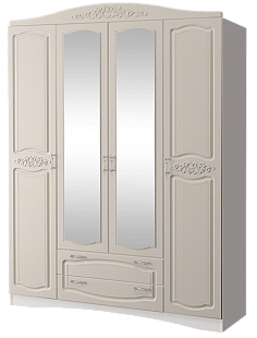 Шкаф четырехдверный 