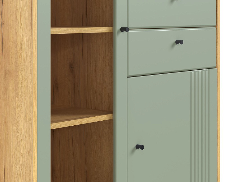 Пенал низкий (1 стекл)   