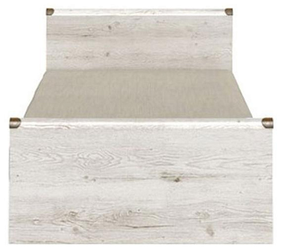 Кровать (без основания)  Индиана Сосна каньйон JLOZ 90х200