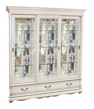 Шкаф с витриной ММ-210-03