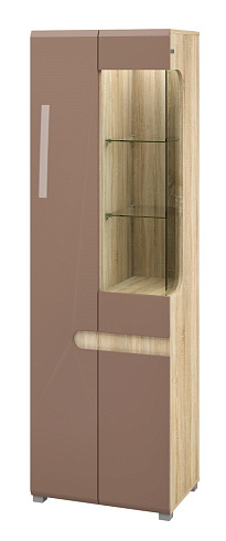 Шкаф с витриной   МН-026-01/1