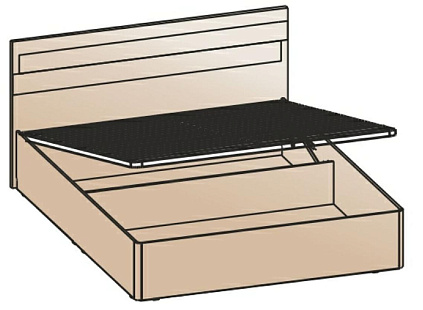 Кровать с подъемным механизмом 140х200 КРП-201  