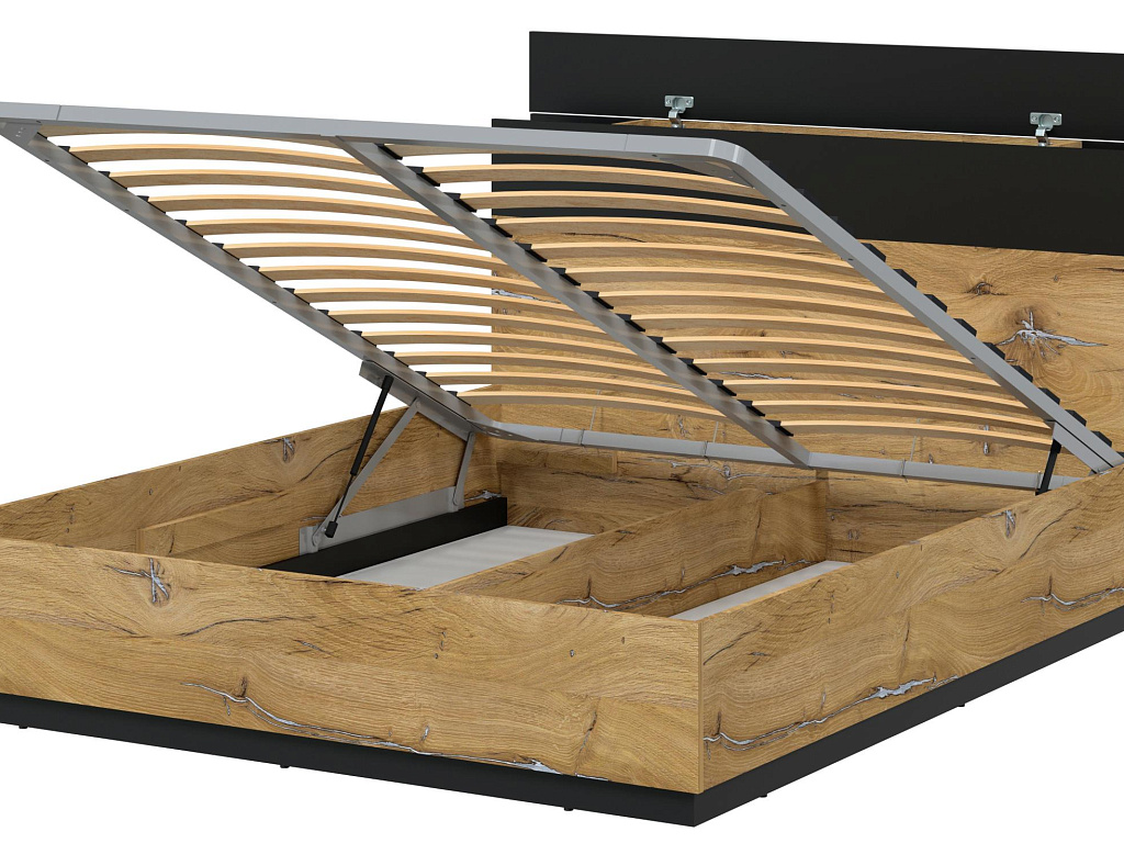 Кровать двойная (С подъемным механизмом)   QZ-К160