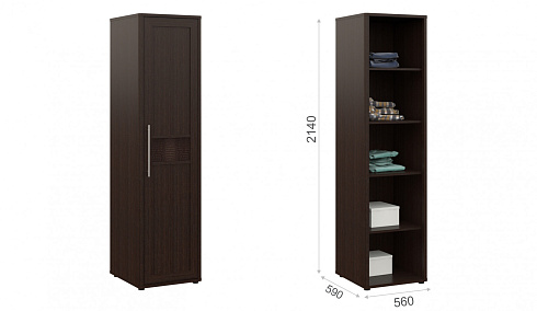 Распашной шкаф 1дв 