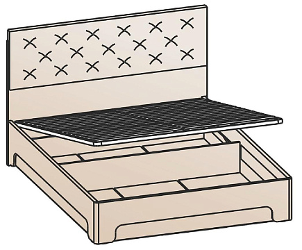 Кровать с подъемным механизмом 180х200 КРП-1204
