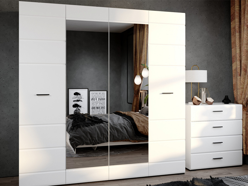 Распашной шкаф 4дв   