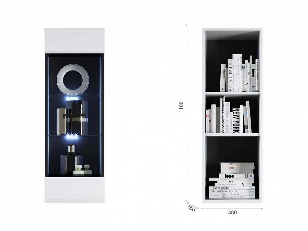 Витрина настенная   02