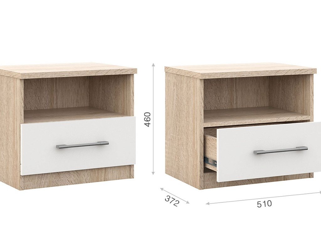 Прикроватная тумбочка (2 шт)   