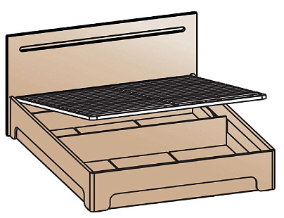 Кровать с подъемным механизмом 120х200 КРП-2001