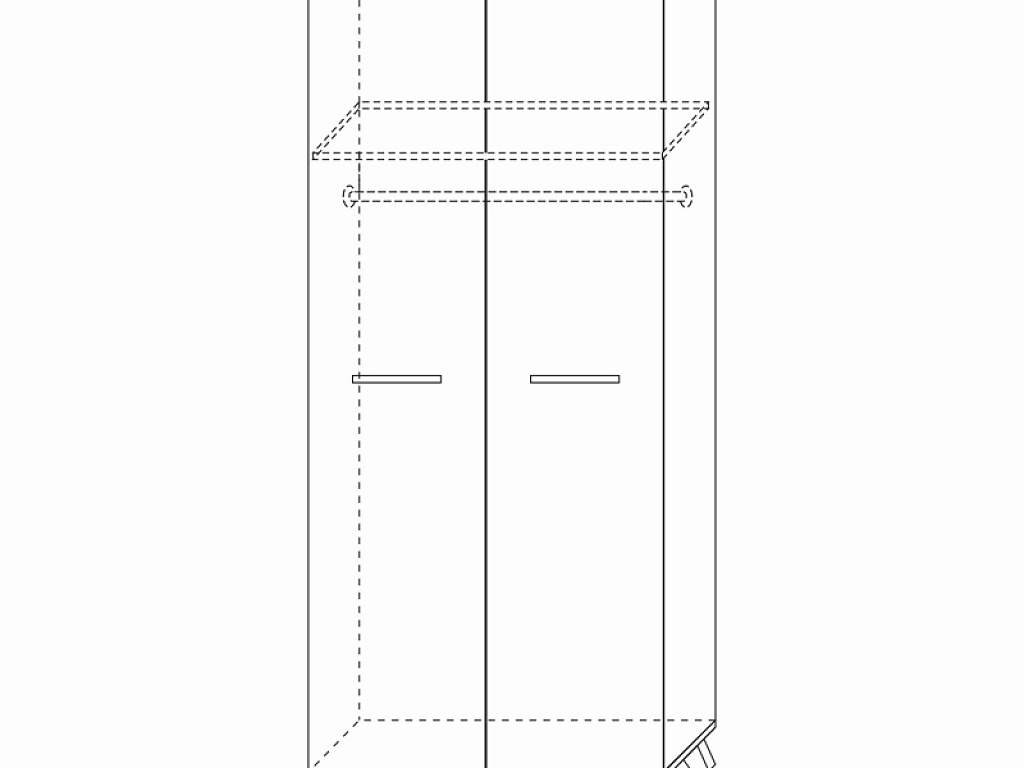 Шкаф для одежды 800   
