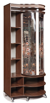 Шкаф с витриной (левый) КМК 0365.4 