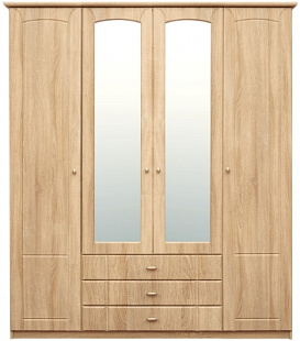 Шкаф четырехдверный П327.02