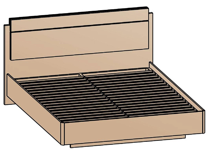 Кровать 140х200   КР-8-16-14