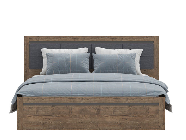 Кровать (без основания) с мягким элементом  Kada LOZ160х200