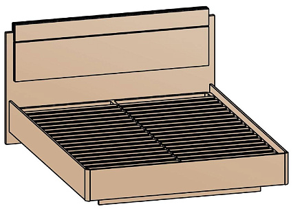 Кровать 120х200 КР-8-16-12