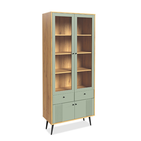 Пенал-витрина 2-дв   