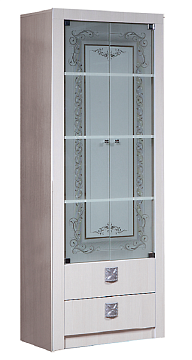 Шкаф с витриной КМК 0407.1