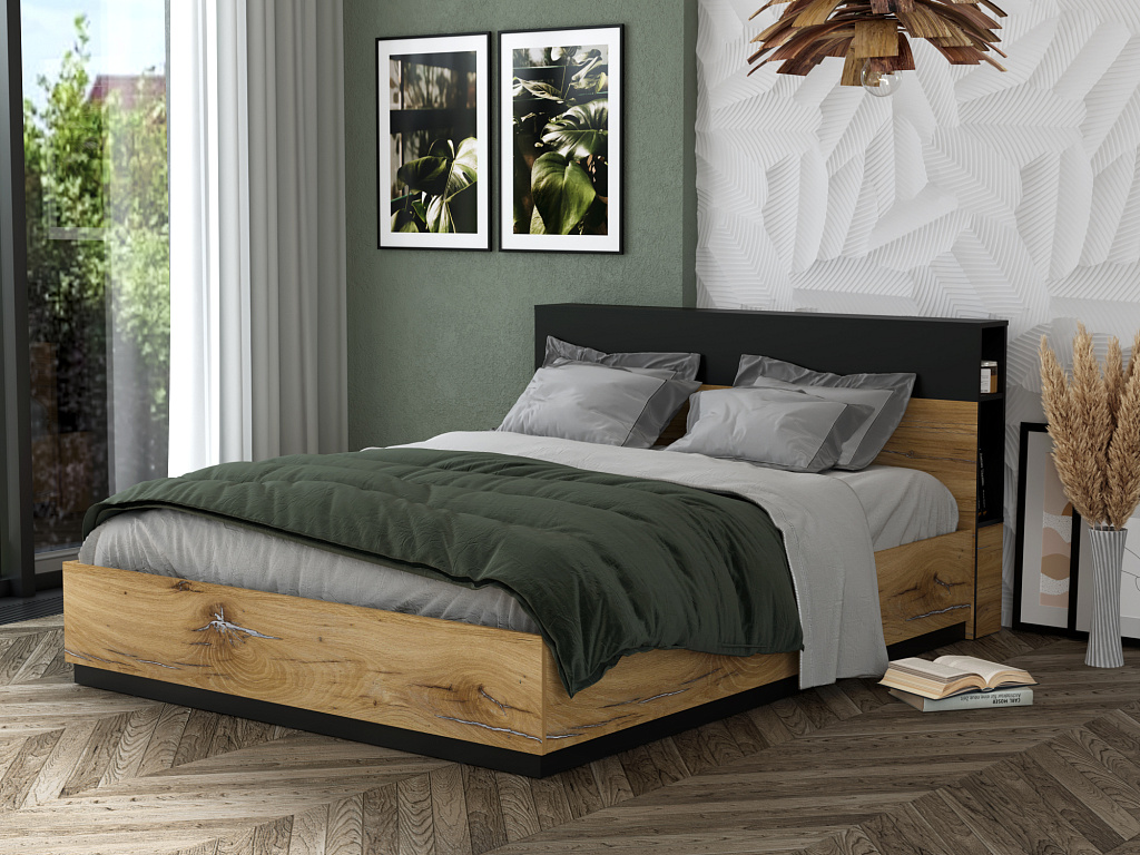 Кровать двойная   QZ-К160