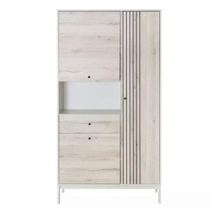 Стеллаж SIGNAL FROST R1 дуб альпийский/белый FROSTR1