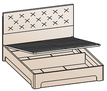 Кровать с подъемным механизмом 120х200 КРП-1201