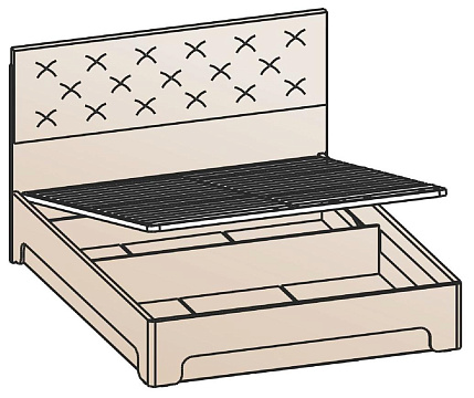 Кровать с подъемным механизмом 140х200 КРП-1202