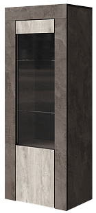 Шкаф с витриной КМК 0467.21
