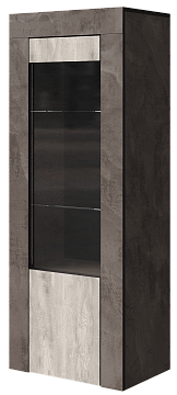Шкаф с витриной КМК 0467.21