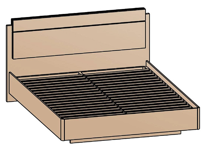 Кровать 140х200   КР-8-16-14