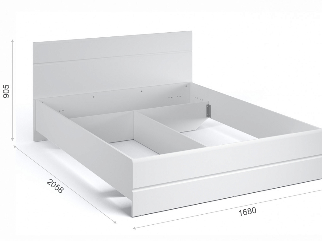 Кровать 160х200 без ламелей   