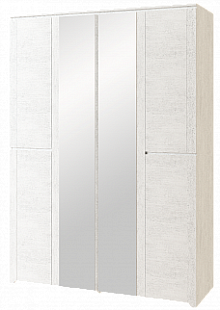 Шкаф для одежды 4х-дверный с зеркалом 16