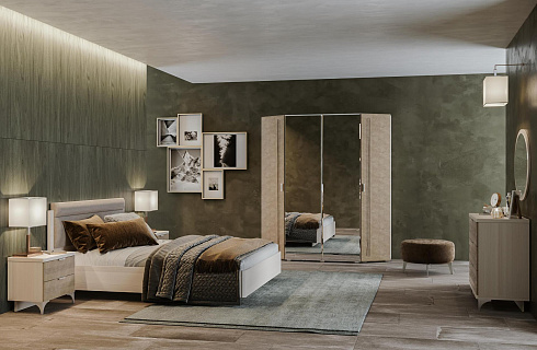 Лотос Бодега белая-бетон бежевый