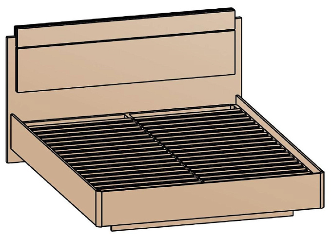 Кровать 180х200   КР-8-16-18