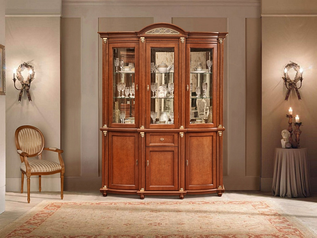 Шкаф с витриной   П244.11