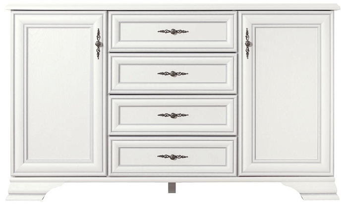 Тумба  Kentaki Белый KOM2D4S