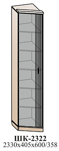 Угловой шкаф для белья ШК-2322