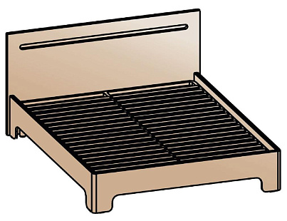 Кровать 120х200 КР-2001