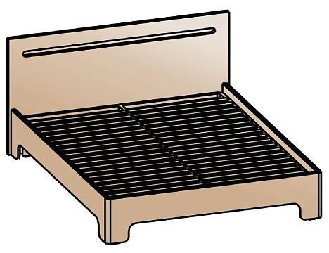 Кровать 120х200 КР-2001