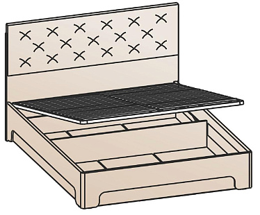Кровать с подъемным механизмом 180х200 КРП-1204