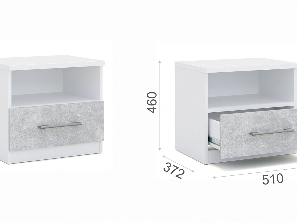 Прикроватная тумбочка (2 шт)   