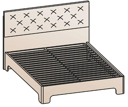 Кровать 180х200 КР-1204