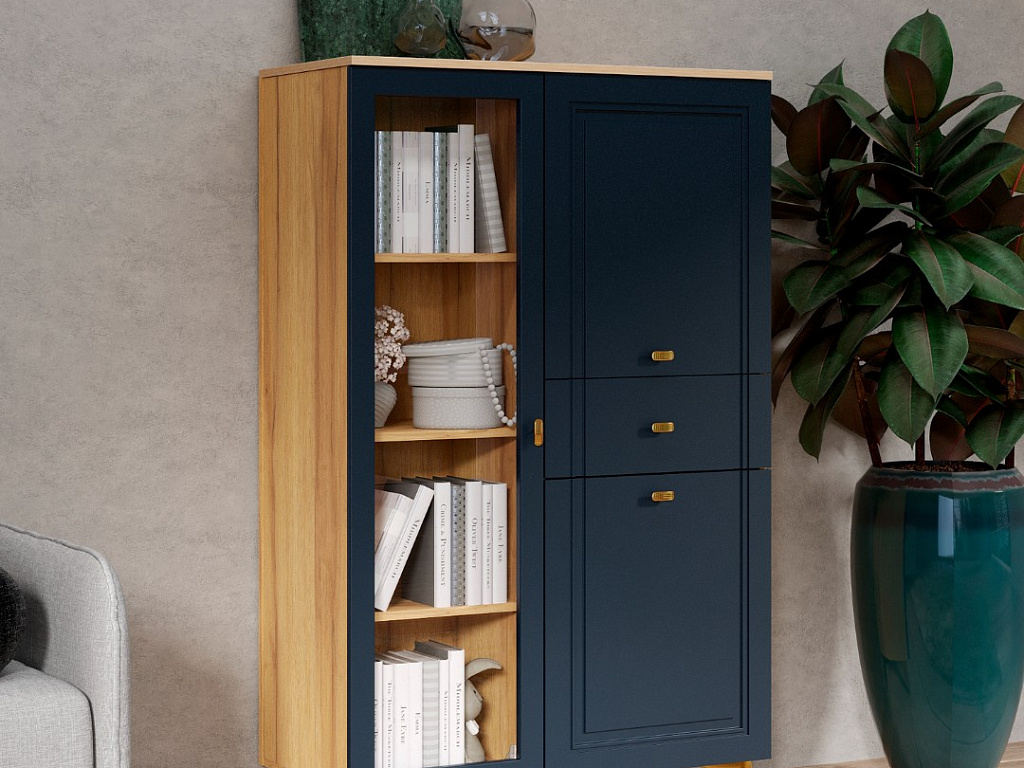 Пенал низкий (1 стекл)   