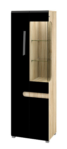 Шкаф с витриной   МН-026-01/1