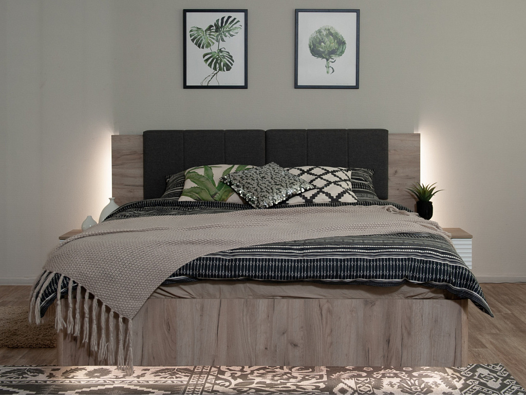 Кровать МИ 160х200 без ламелей   